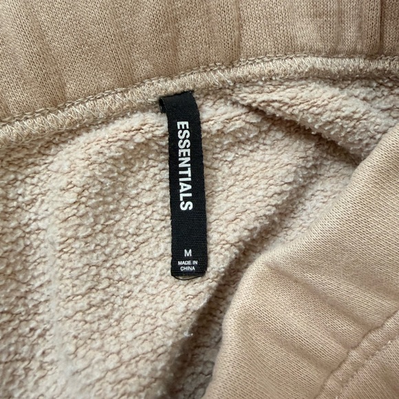 Essentials • Men's Beige Joggers - Picture 7 of 7